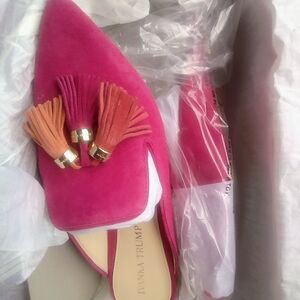 Ivanka Trump flats, New in Box, size 6, Pink/Orange, Never Worn